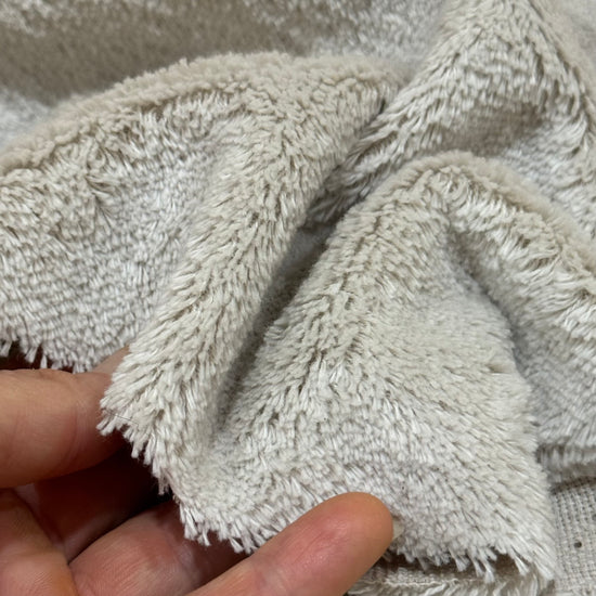 Cotton Fur - Straight 7mm Pile - Stone Grey