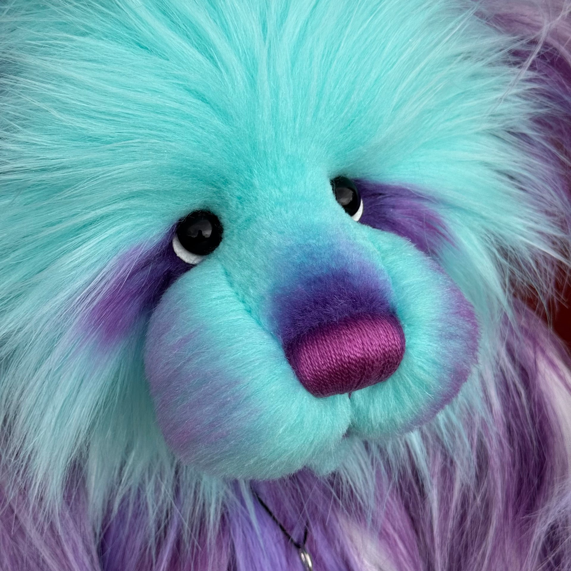 KIT - 17" Moonjewel Dove faux fur bear