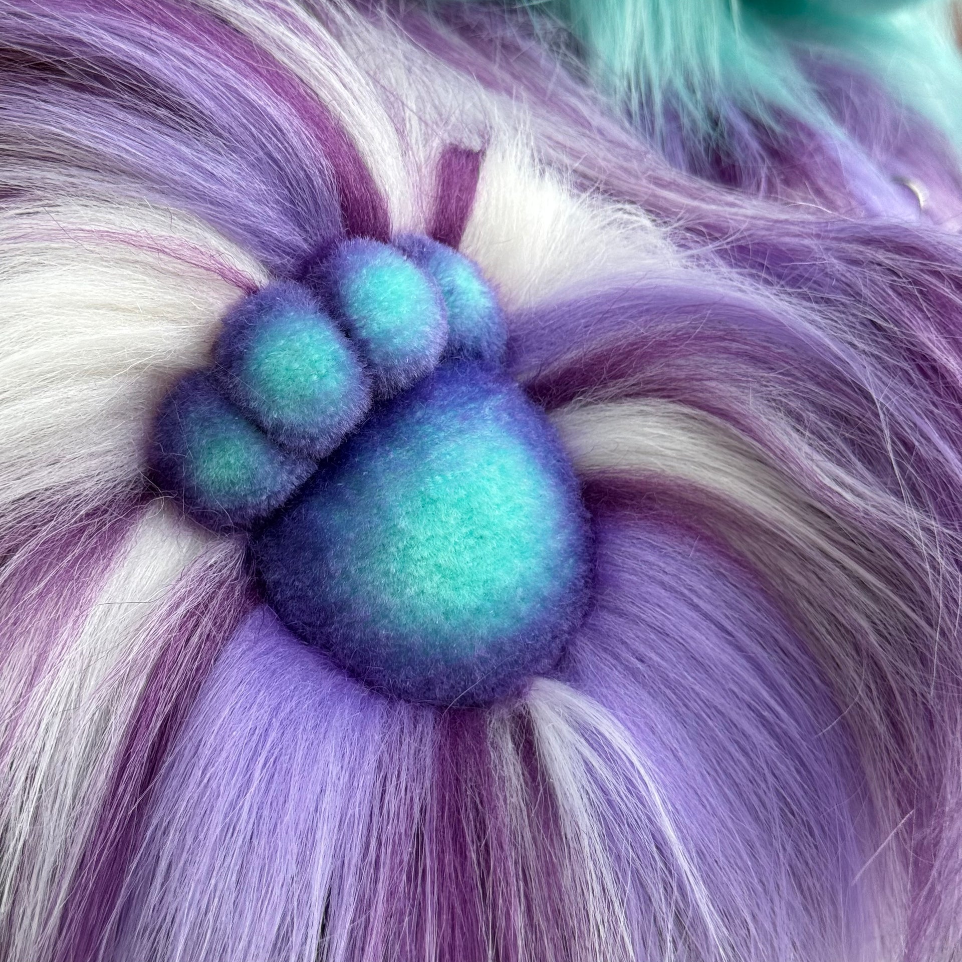 Moonjewel Dove - 17" faux fur bear by Emmas Bears - OOAK