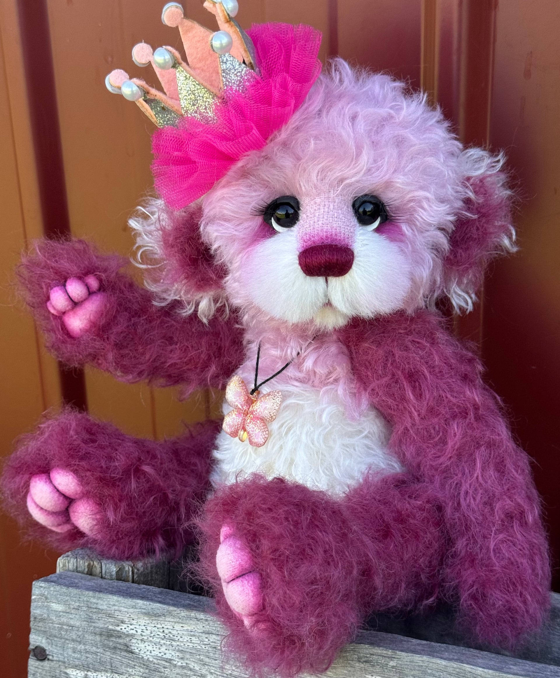 Sugardash - 12" Mohair artist bear by Emma's Bears - OOAK