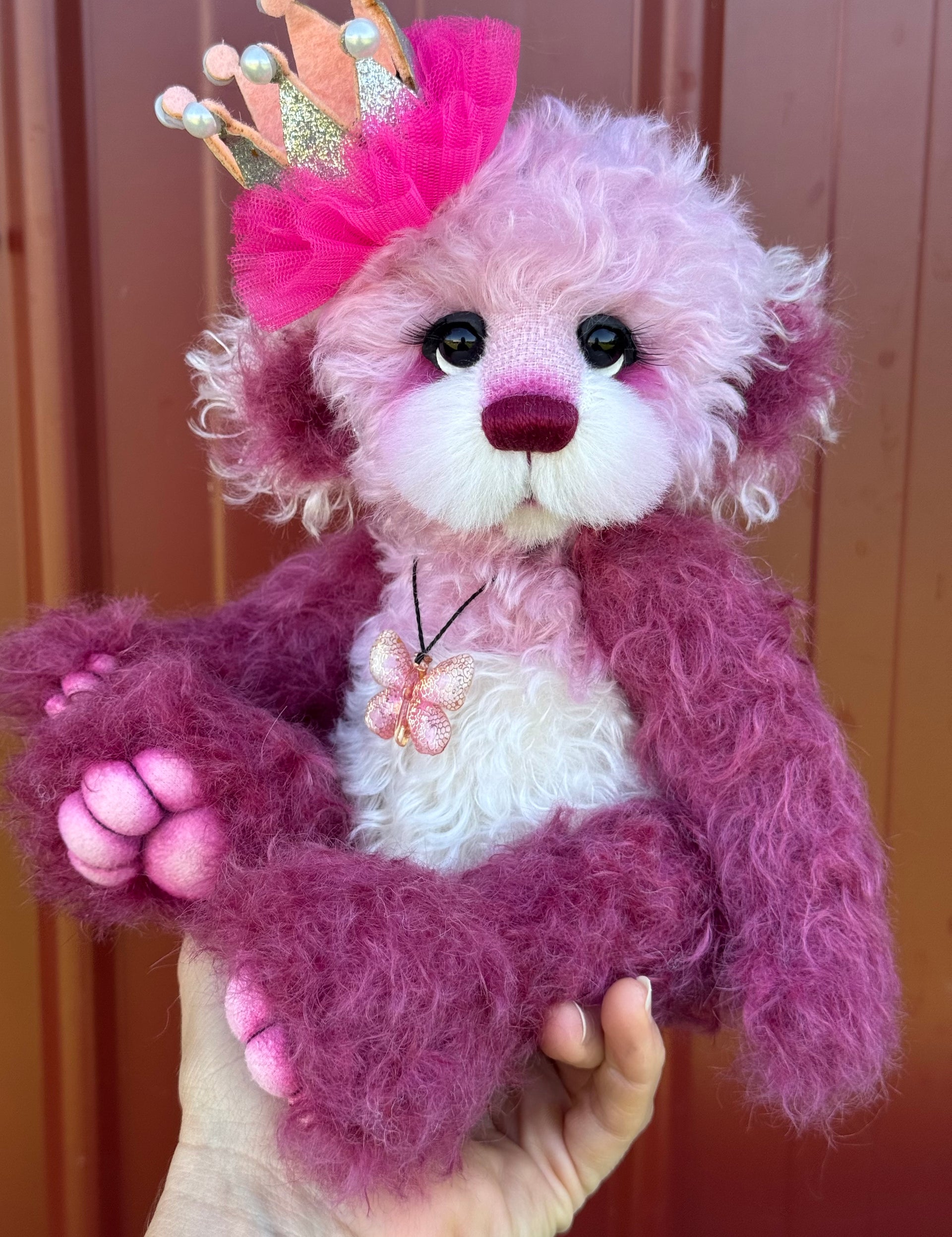 Sugardash - 12" Mohair artist bear by Emma's Bears - OOAK