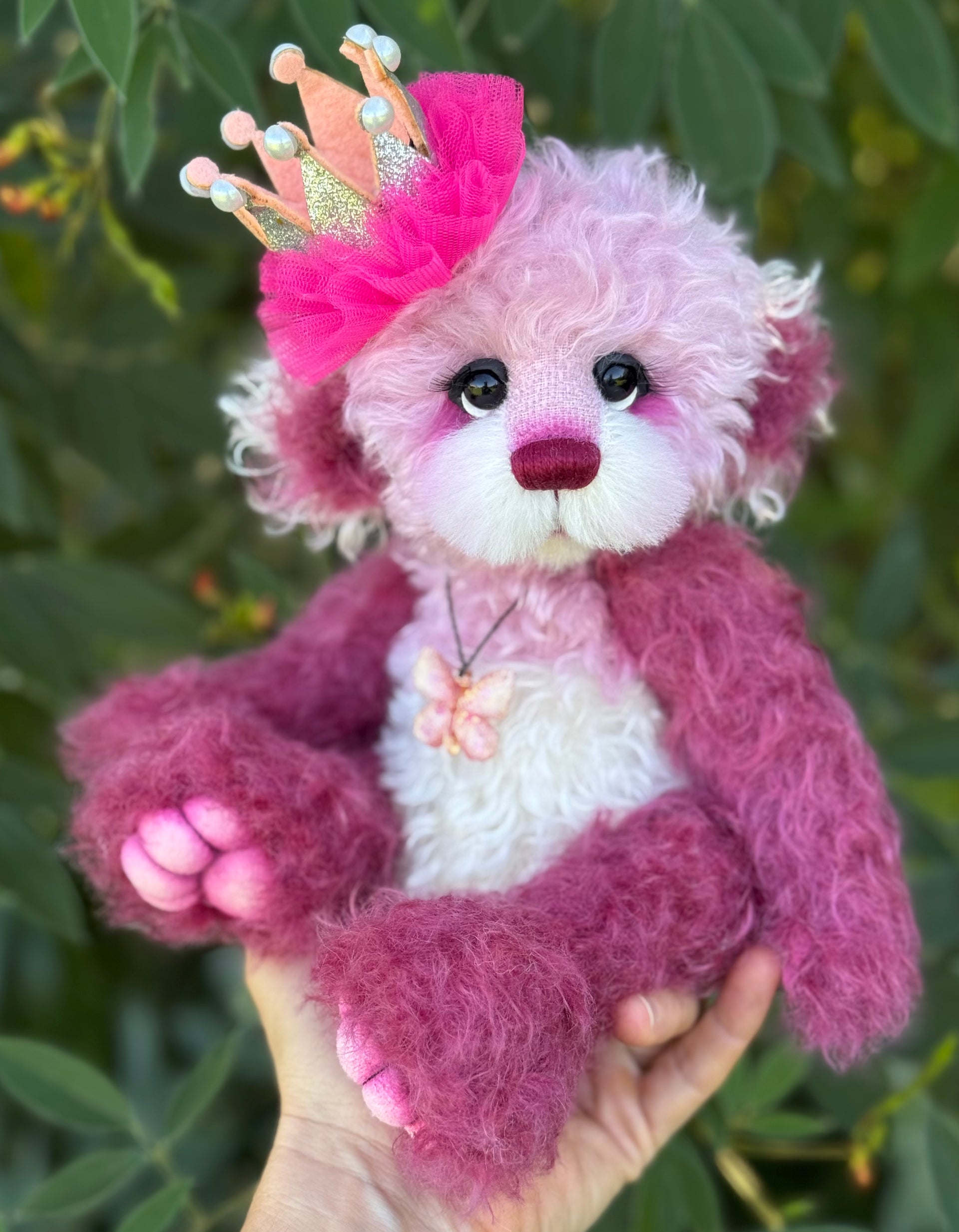 Sugardash - 12" Mohair artist bear by Emma's Bears - OOAK