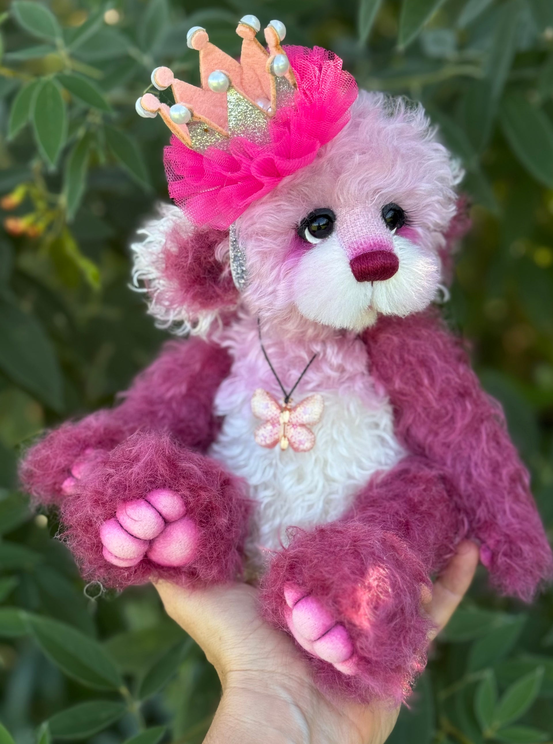 Sugardash - 12" Mohair artist bear by Emma's Bears - OOAK
