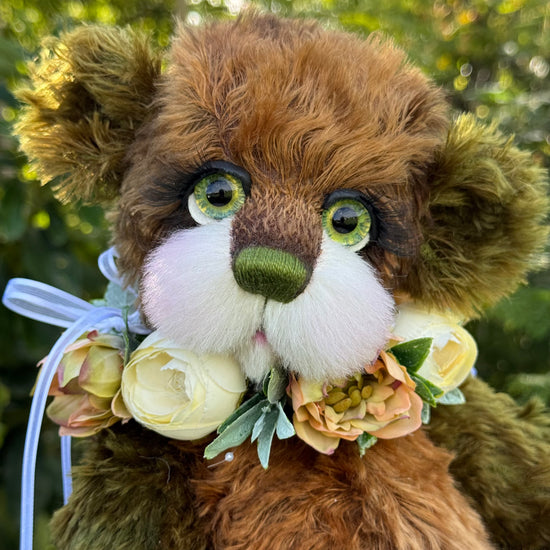 Miss Moss - 16" Mohair artist bear by Emma's Bears - OOAK