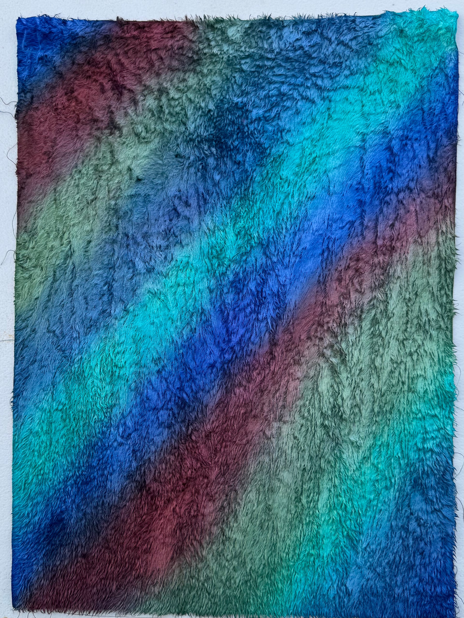 Standard Viscose - Hand Dyed Midnight Lagoon - Fat 1/8m - JUL009