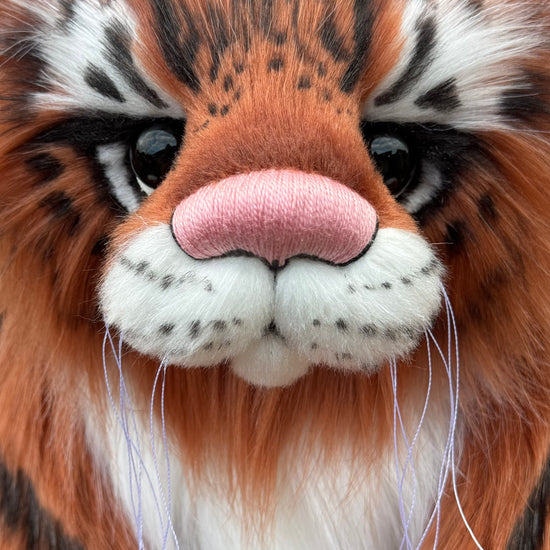 Cedar - 20" Faux Fur Tiger Teddy by Emma's Bears - OOAK