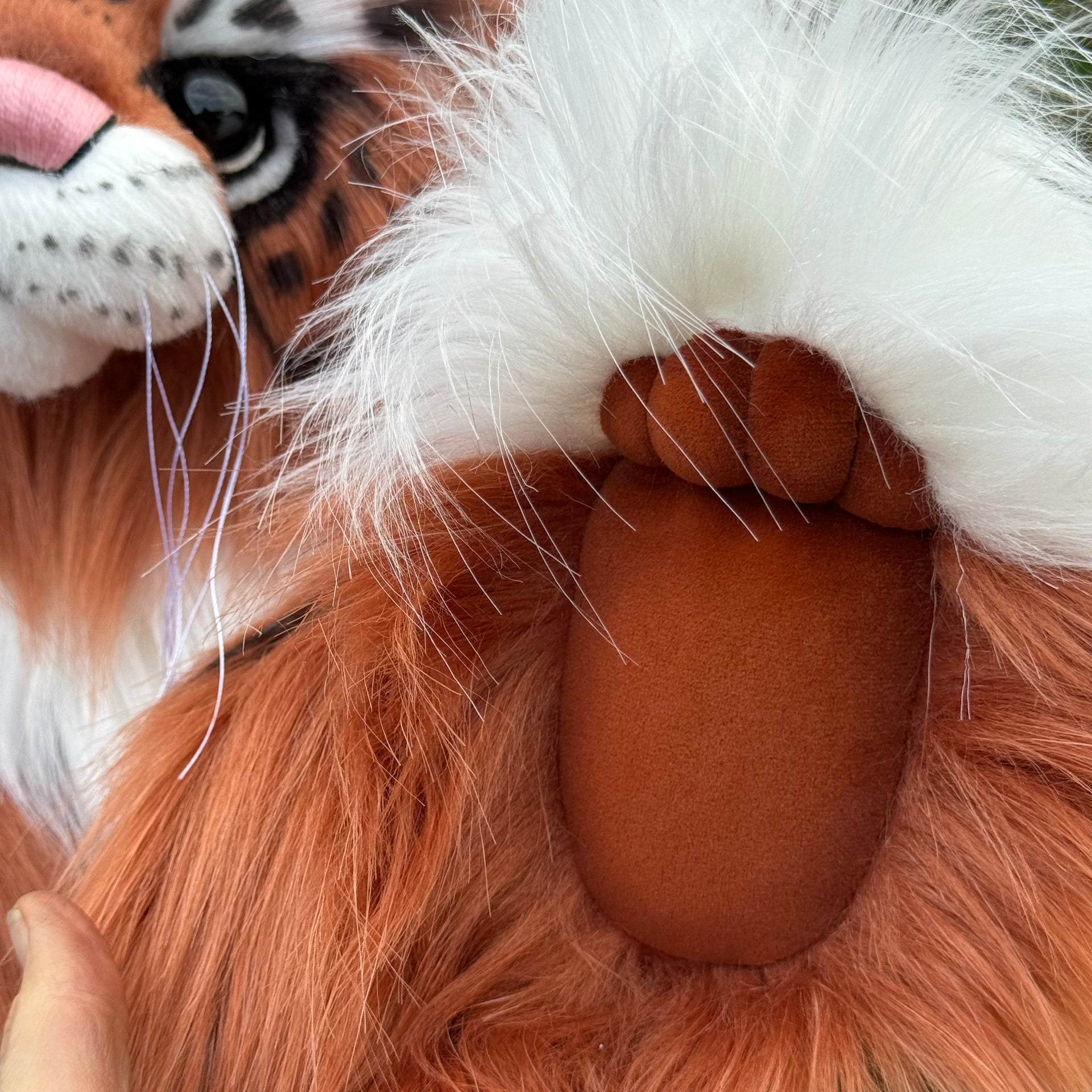 Cedar - 20" Faux Fur Tiger Teddy by Emma's Bears - OOAK