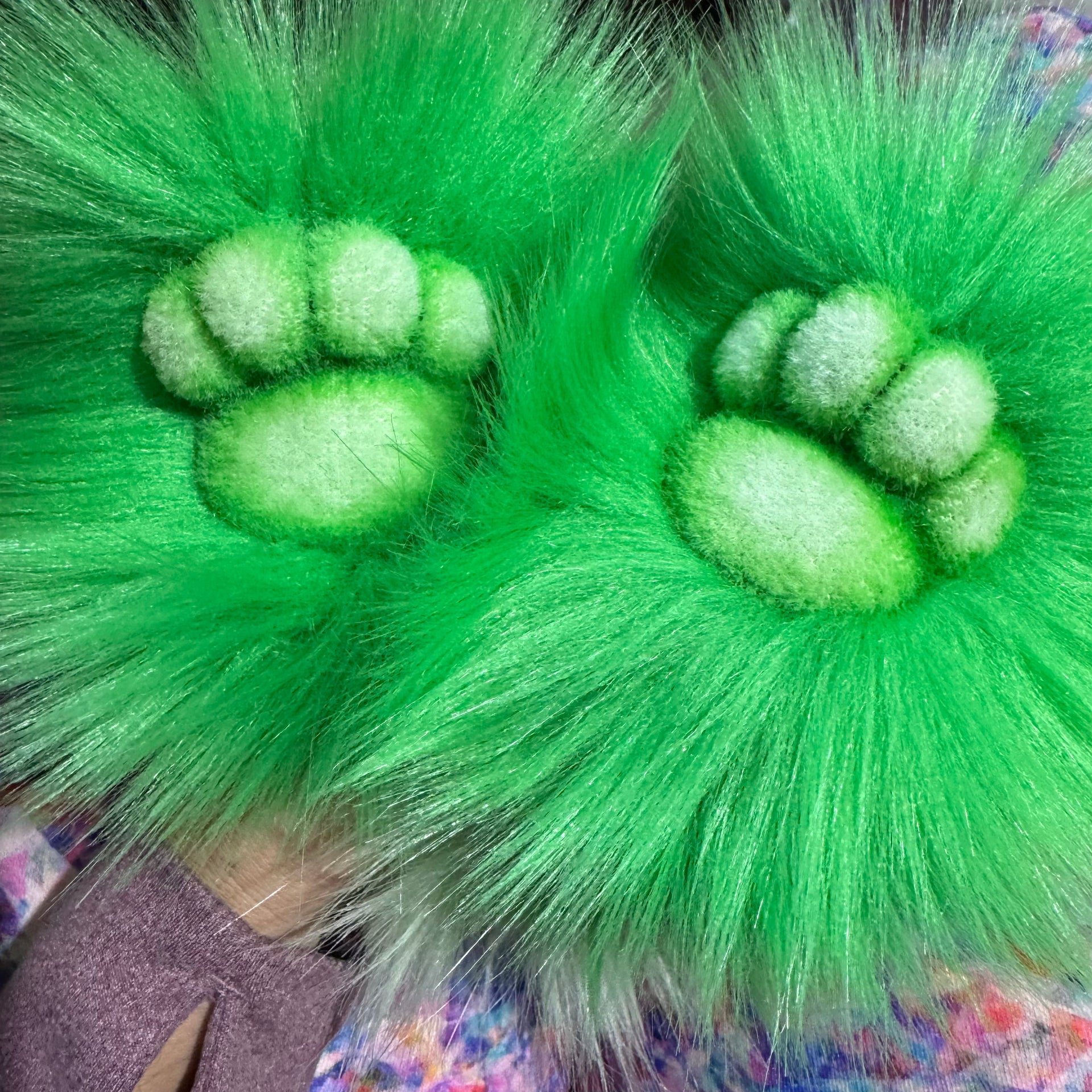 KITS - 13" Shamrock faux fur teddy using Emma's Bears FREE pattern