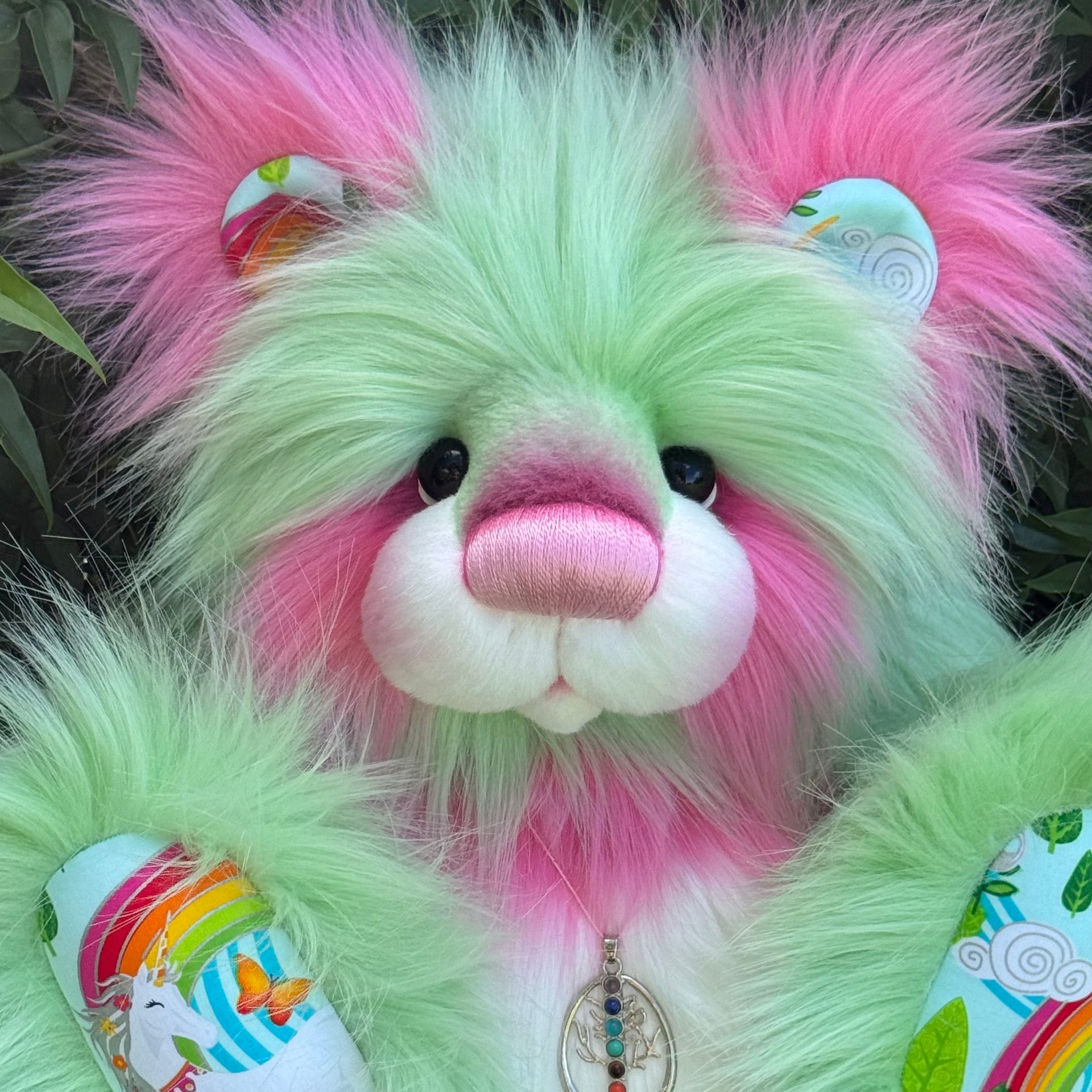 Applesplash - 18" Luxury faux fur artist bear by Emma's Bears - OOAK