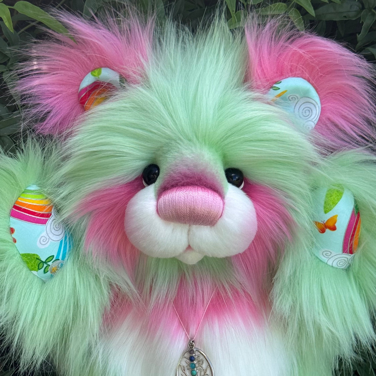 Applesplash - 18" Luxury faux fur artist bear by Emma's Bears - OOAK