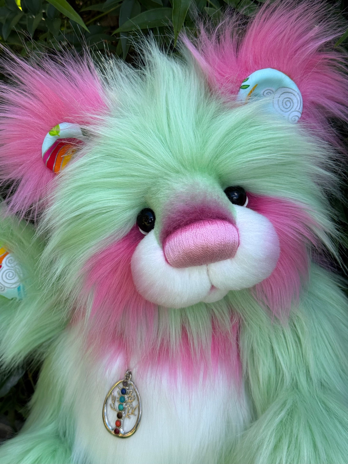Applesplash - 18" Luxury faux fur artist bear by Emma's Bears - OOAK