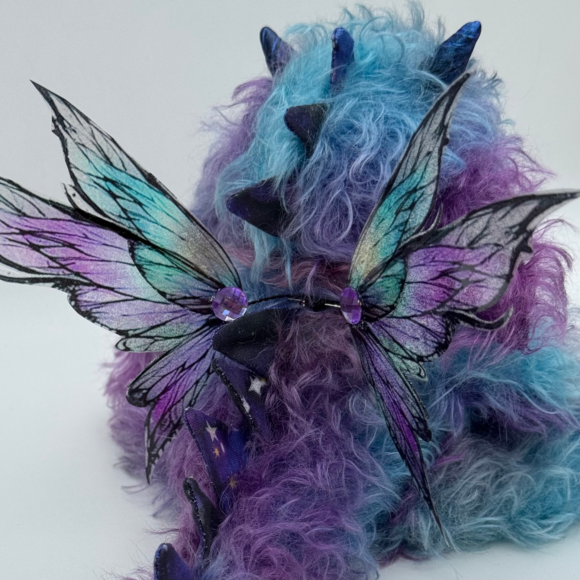 Custom Pair of Baby Dragons - mohair and alpaca Artist Baby Dragon by Emmas Bears - OOAK