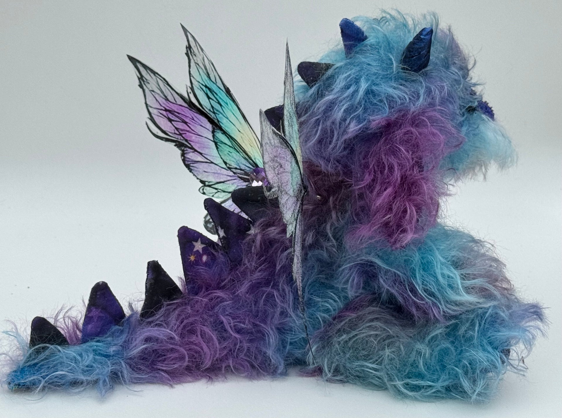 Custom Pair of Baby Dragons - mohair and alpaca Artist Baby Dragon by Emmas Bears - OOAK