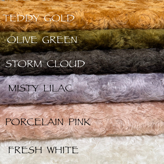 Teddy Gold - 20mm Swirl-effect Mohair/viscose blend