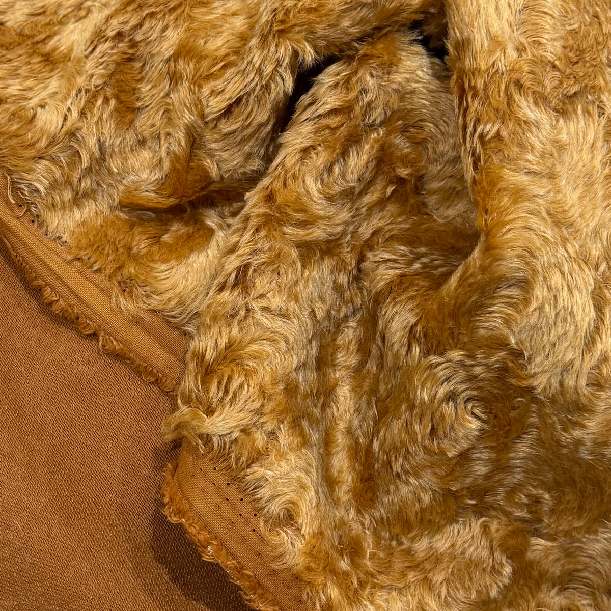 Teddy Gold - 20mm Swirl-effect Mohair/viscose blend