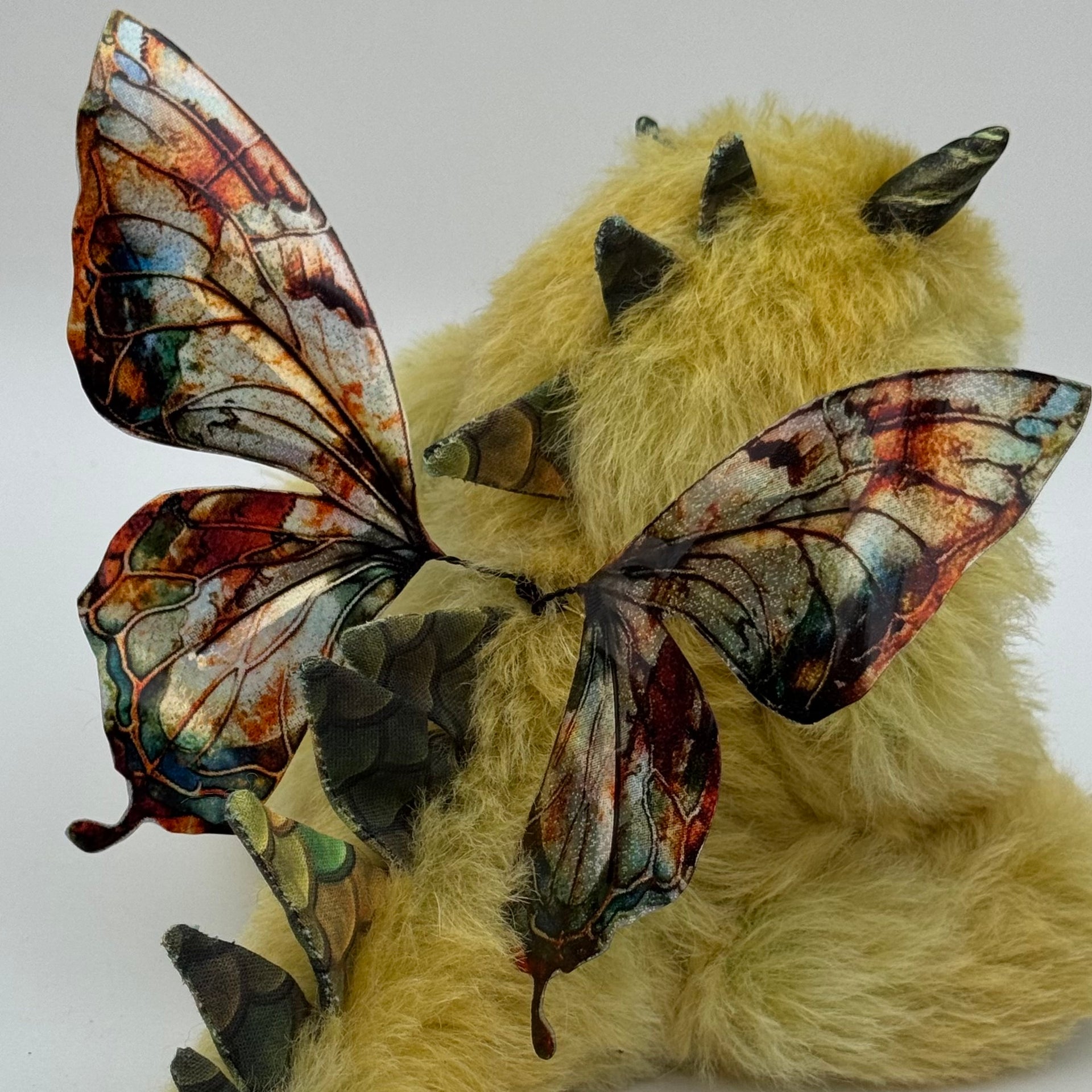 Custom Pair of Baby Dragons - mohair and alpaca Artist Baby Dragon by Emmas Bears - OOAK