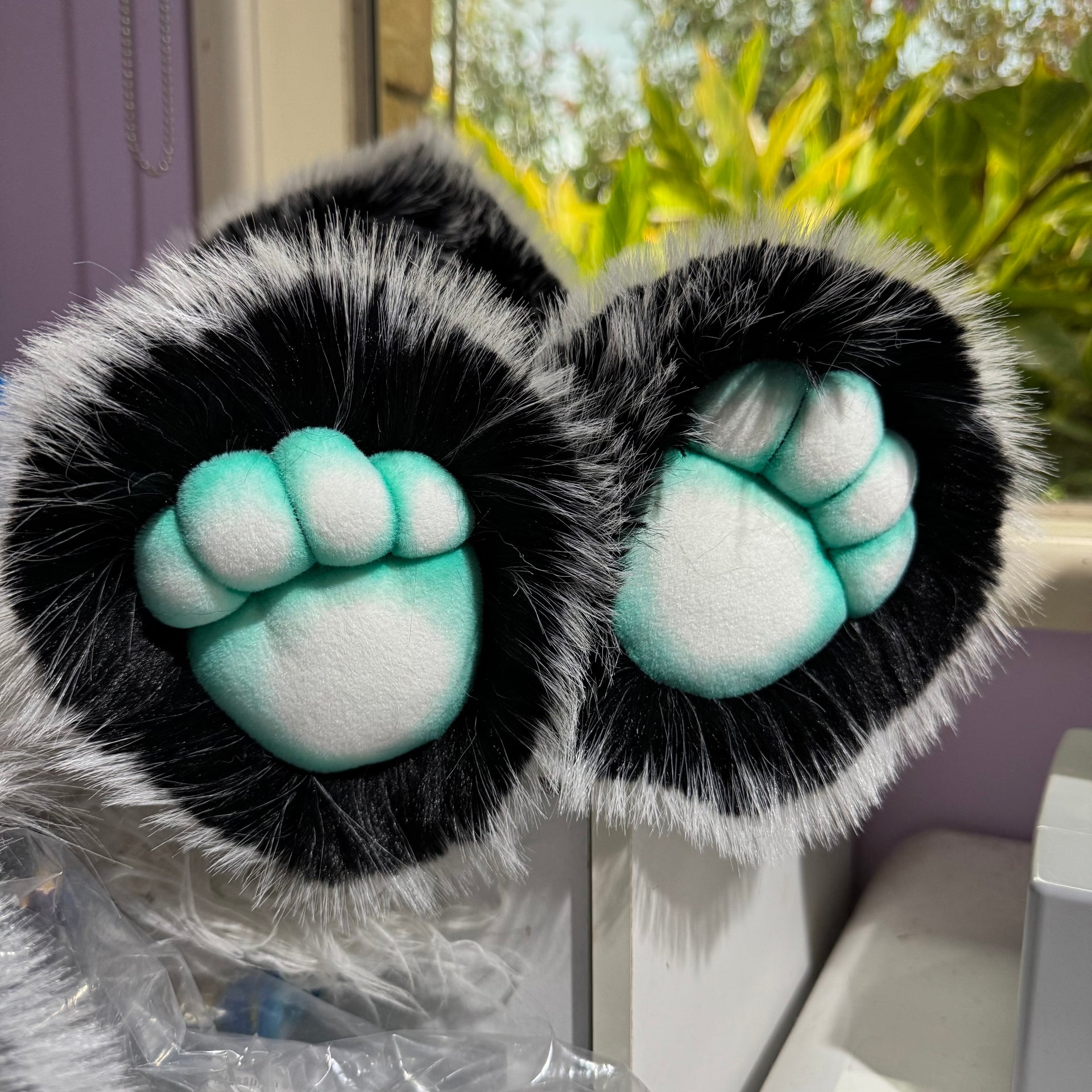 KITS - 25" Peppermint Whisper faux fur bear
