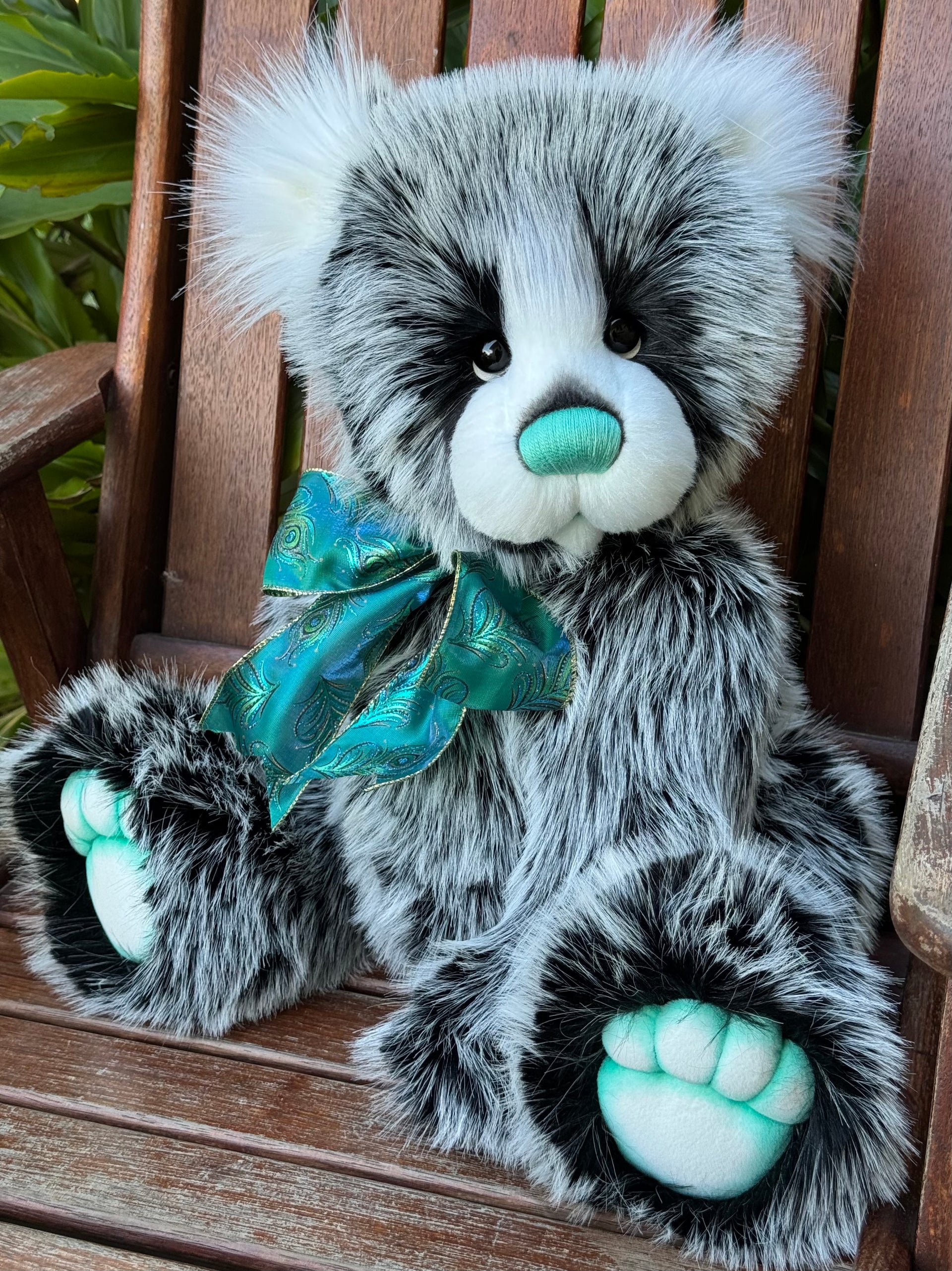 KITS - 25" Peppermint Whisper faux fur bear