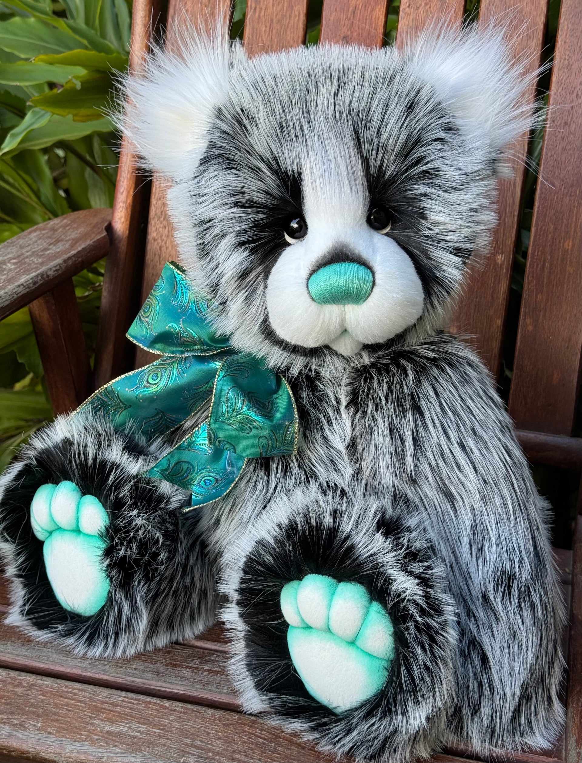 KITS - 25" Peppermint Whisper faux fur bear