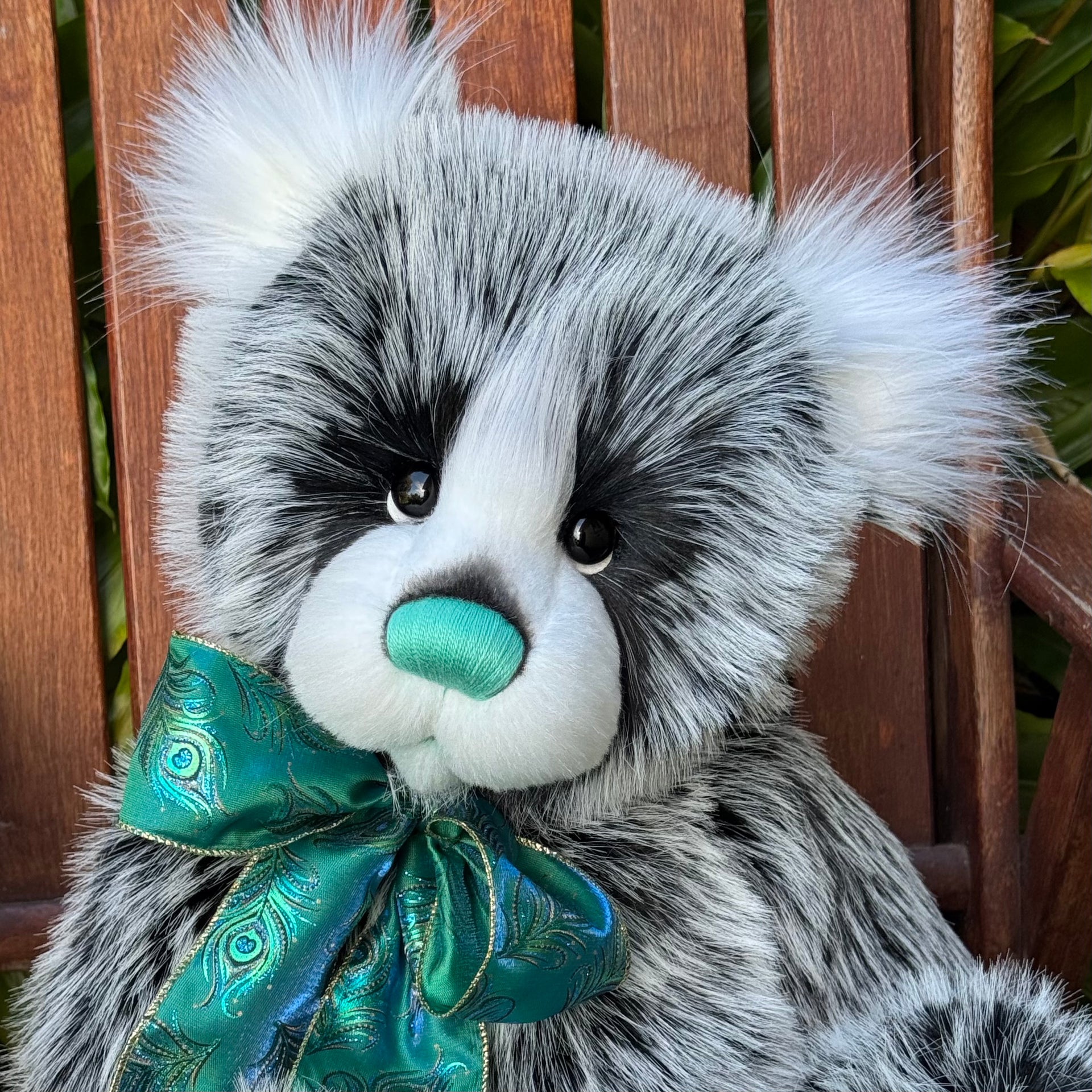 KITS - 25" Peppermint Whisper faux fur bear