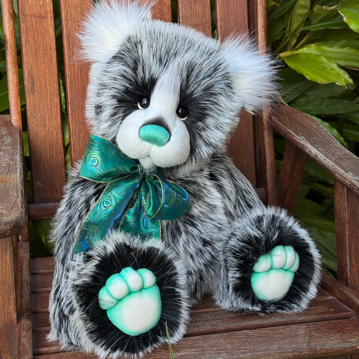 KITS - 25" Peppermint Whisper faux fur bear