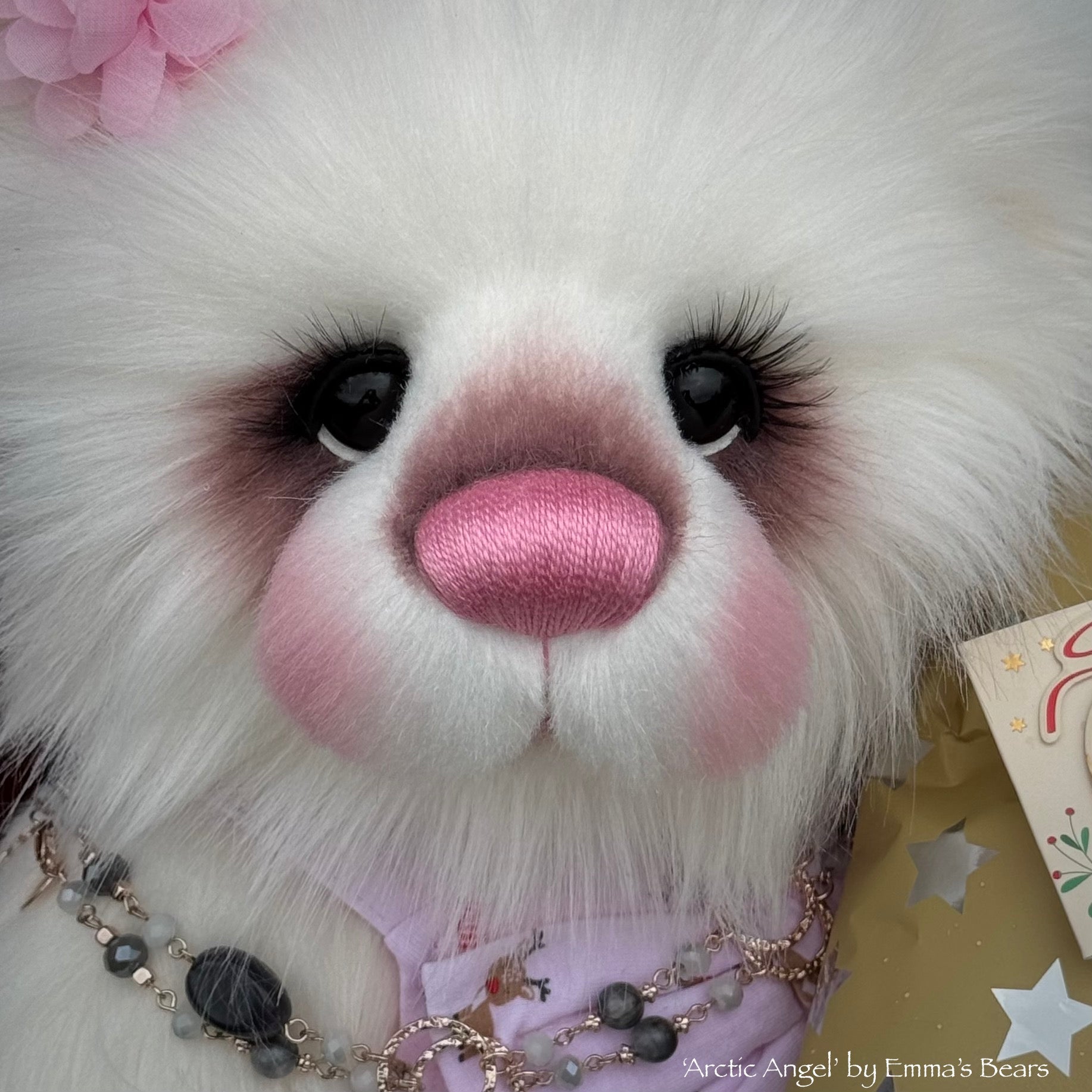 Arctic Angel - 19" Christmas 2024 Artist Bear by Emma's Bears - OOAK