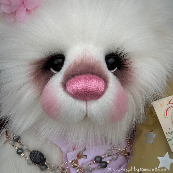 Arctic Angel - 19" Christmas 2024 Artist Bear by Emma's Bears - OOAK