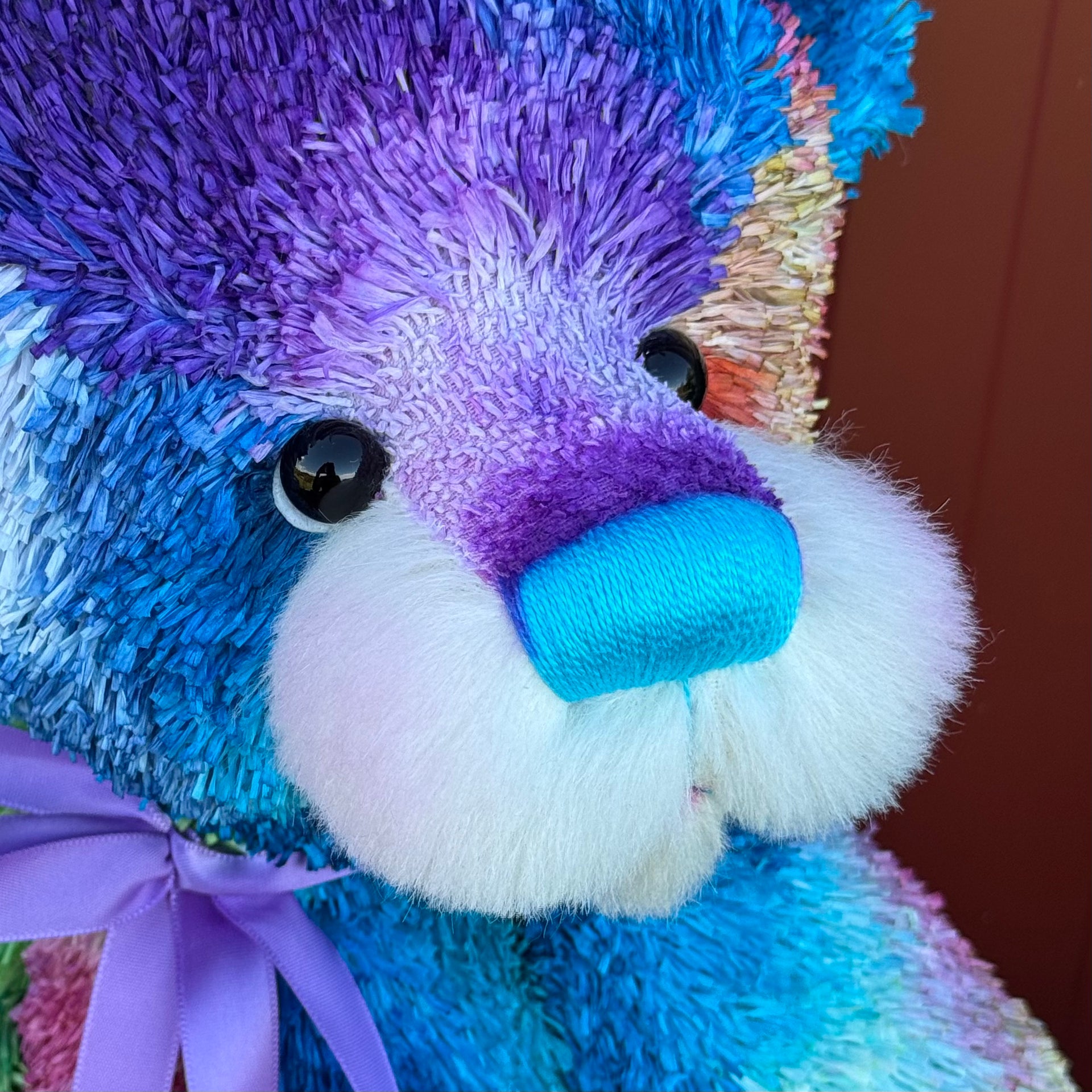 Treasure- 17" Hand-dyed unique paper fur Artist Bear by Emma's Bears - OOAK