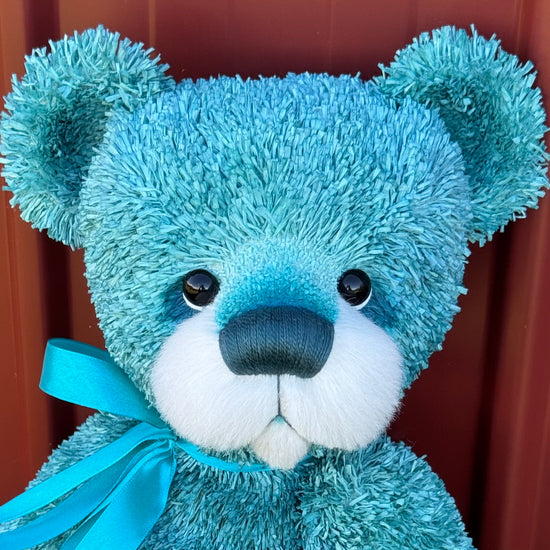 Tarragon - 17" Hand-dyed unique paper fur Artist Bear by Emma's Bears - OOAK