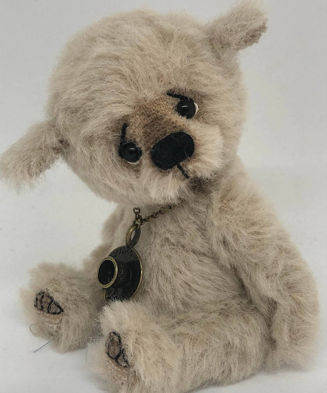 10mm Alpaca  - Hand Dyed Rainbow Clouds - Fat 1/8m  - DEC009