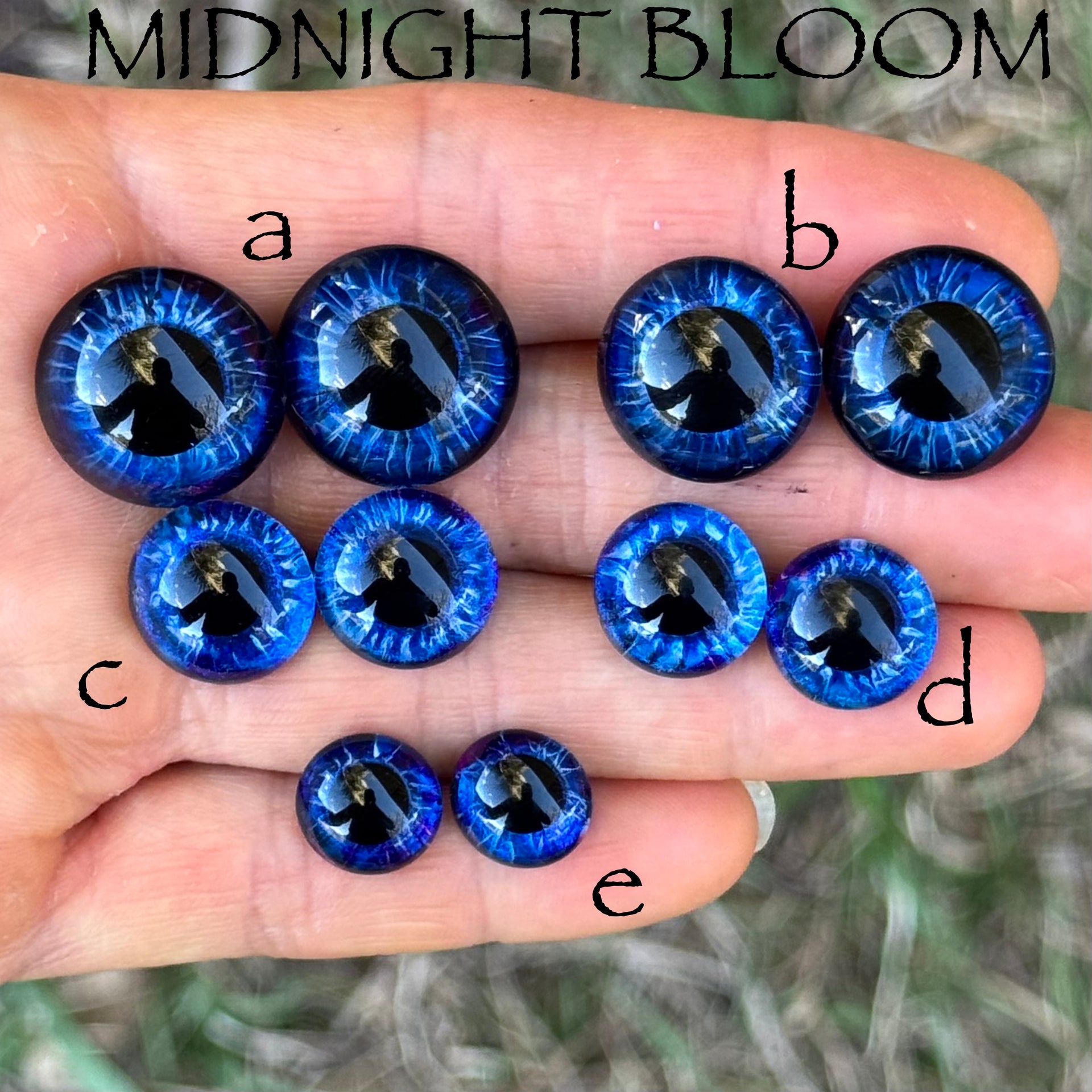 Hand Painted Eyes - Midnight Bloom