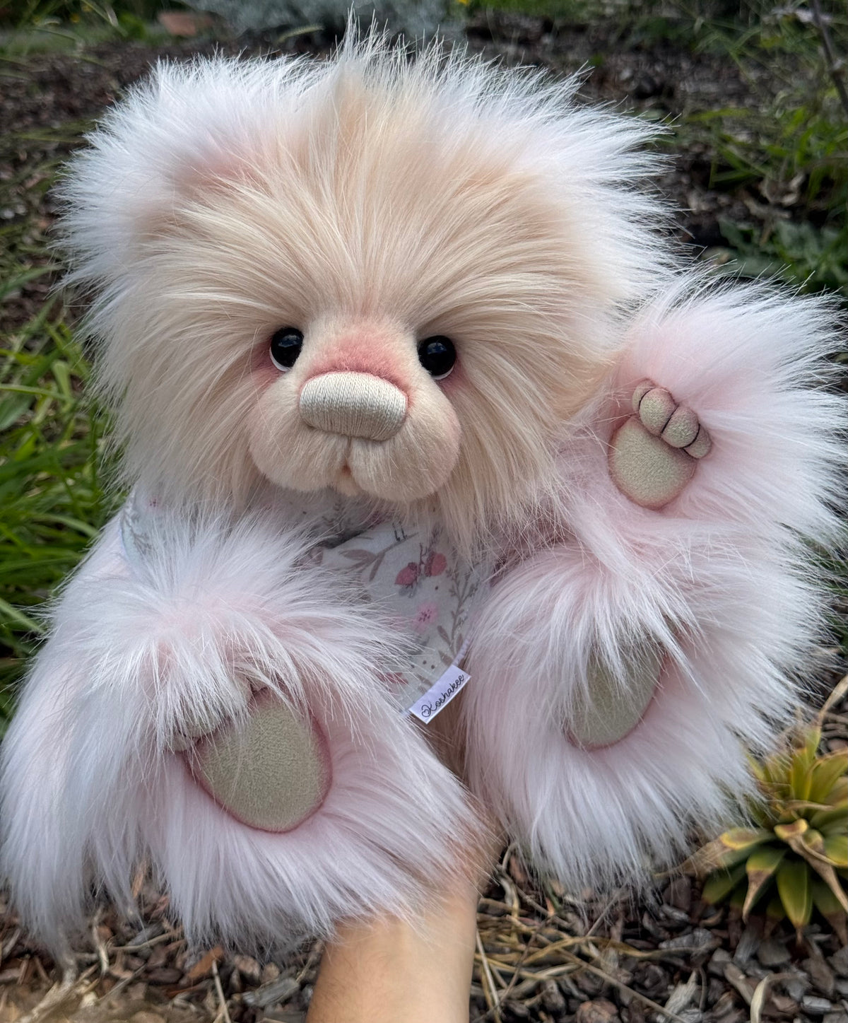 Esme - 16" faux fur bear by Emmas Bears - OOAK