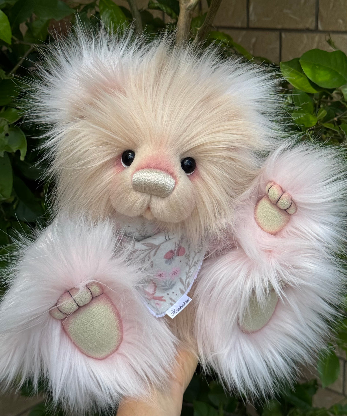 Esme - 16" faux fur bear by Emmas Bears - OOAK