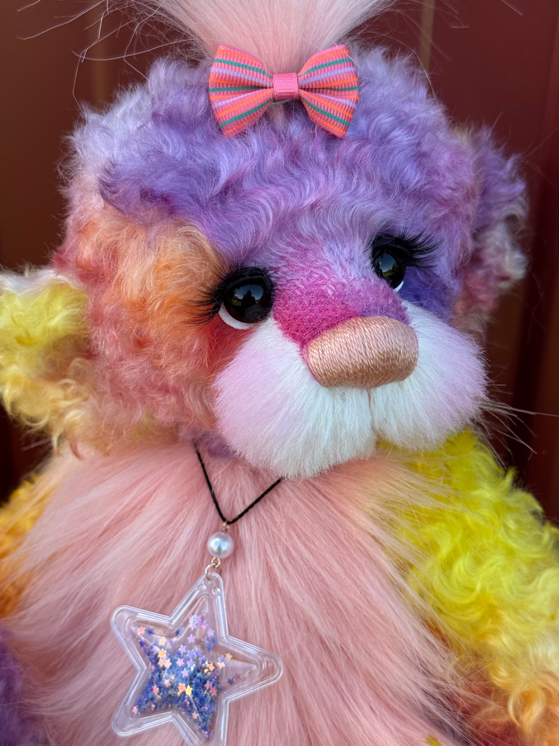 Pandora - 14" Mohair and Faux Fur artist bear by Emma's Bears - OOAK