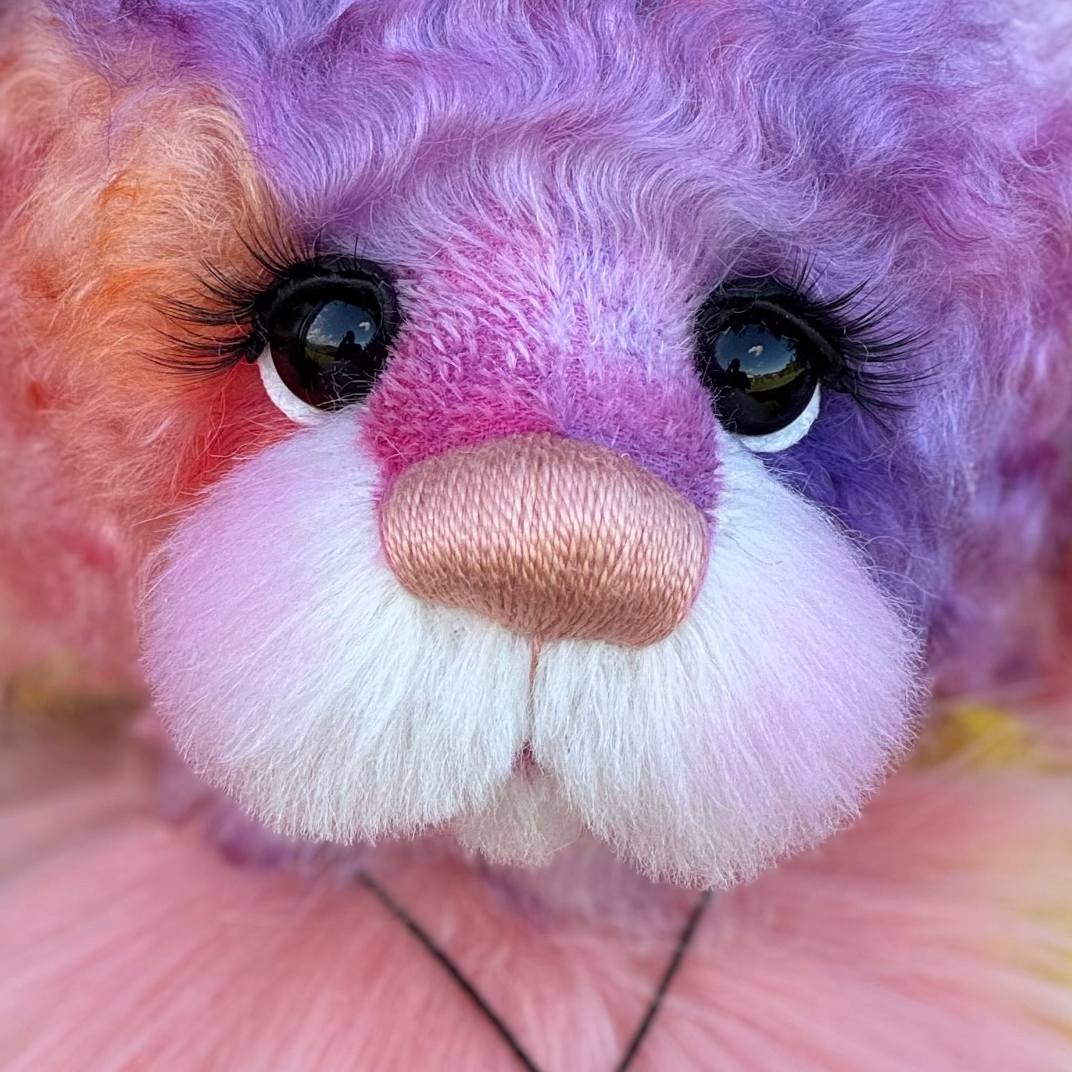 Pandora - 14" Mohair and Faux Fur artist bear by Emma's Bears - OOAK