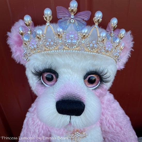 Princess Lumiona - 18" Hand-Dyed Mohair/Viscose blend Bear by Emma's Bears - OOAK