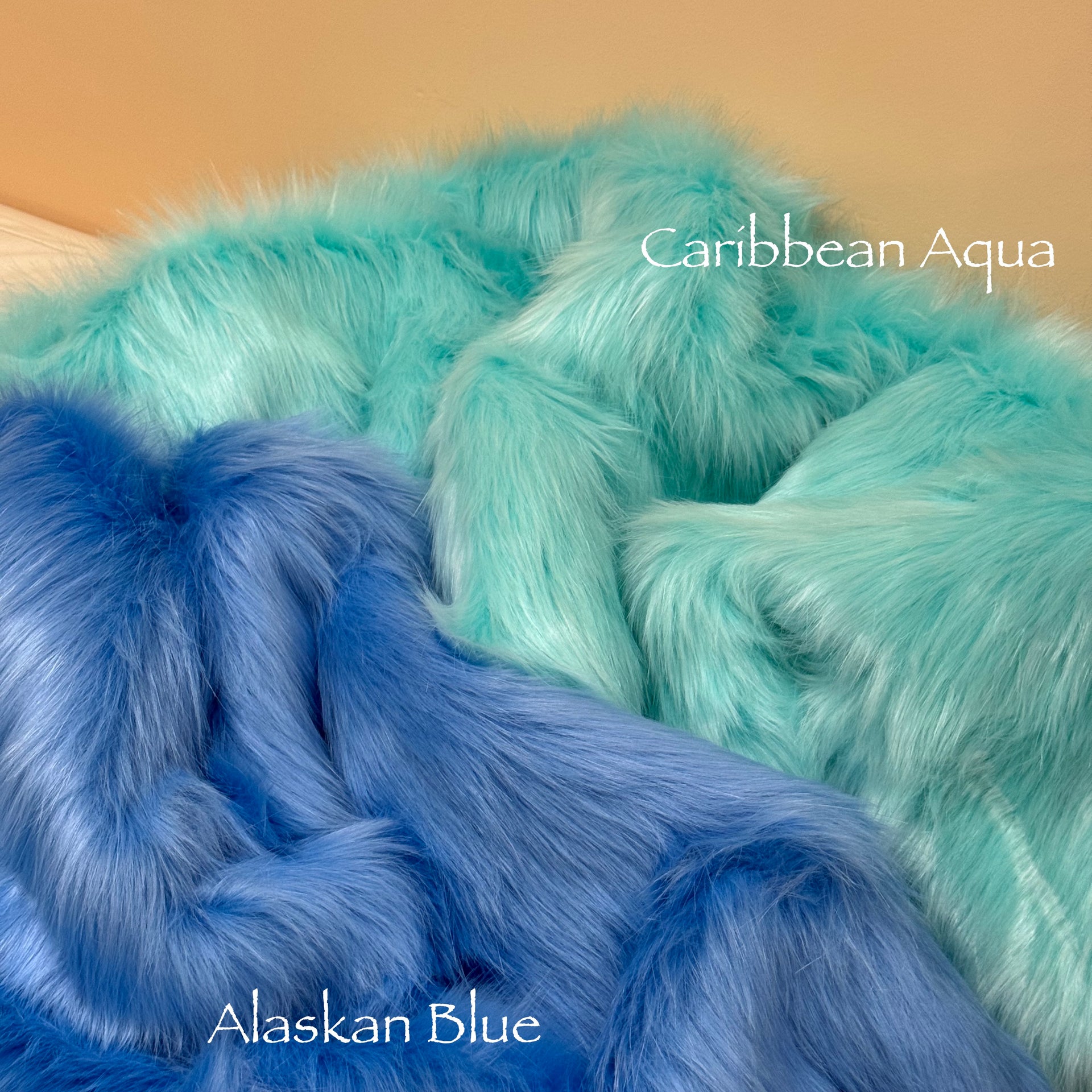 CARIBBEAN AQUA - Luxury Faux Fur - 2025 Range