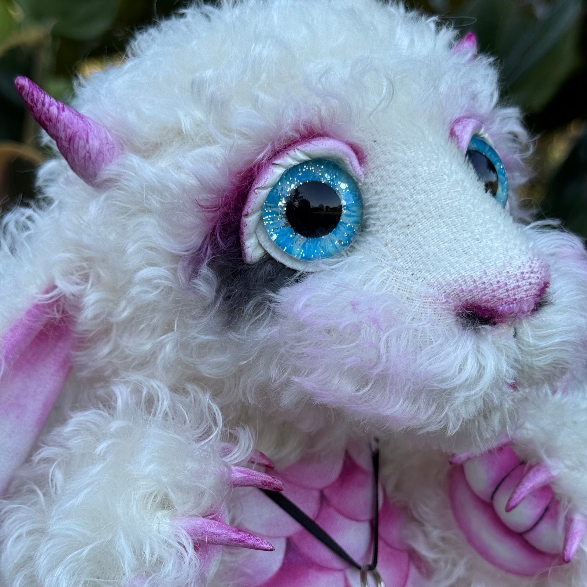 Sugarfig Giggle - 15" Kid Mohair Artist Baby Dragon by Emmas Bears - OOAK