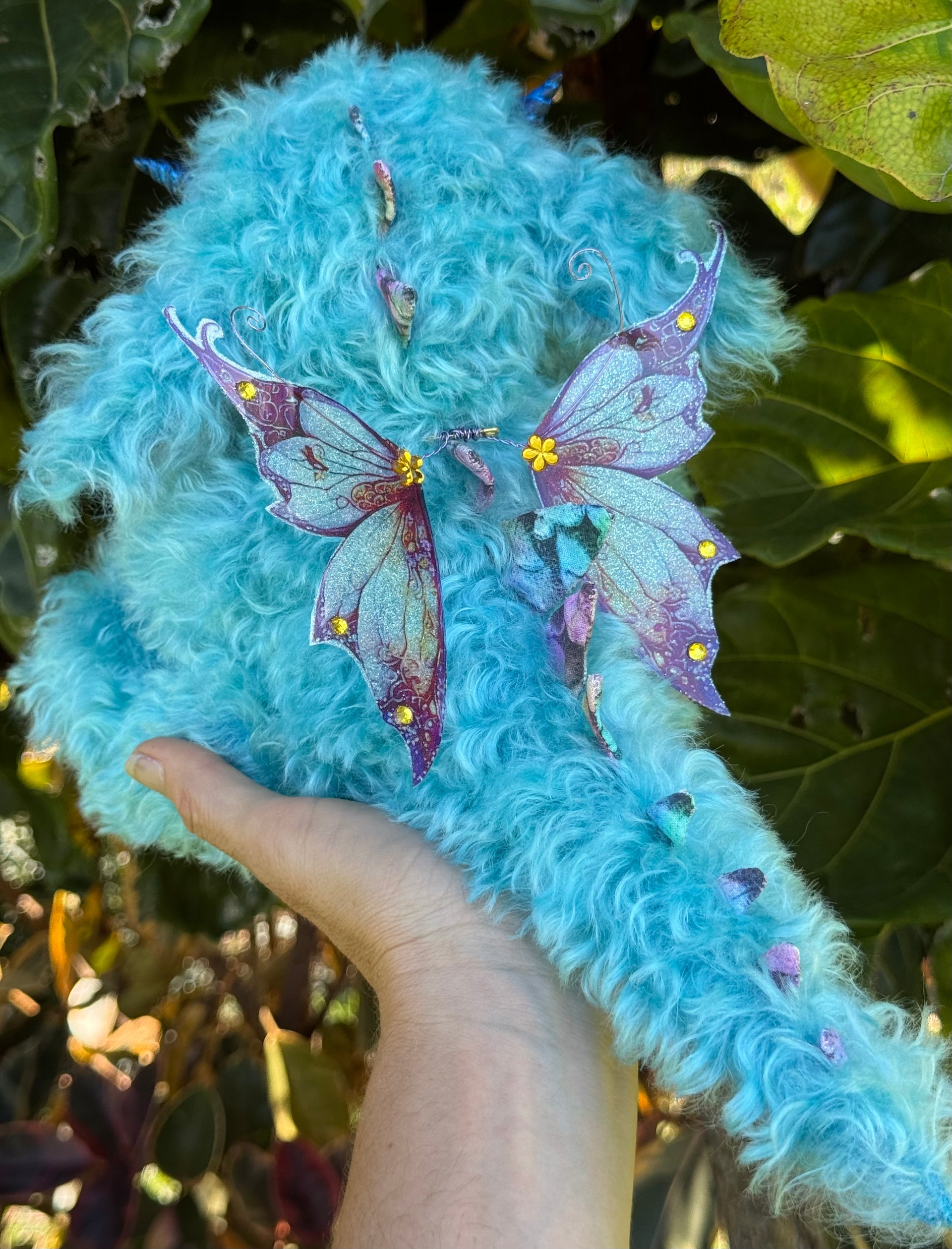 Custom Pair of Baby Dragons - mohair and alpaca Artist Baby Dragon by Emmas Bears - OOAK