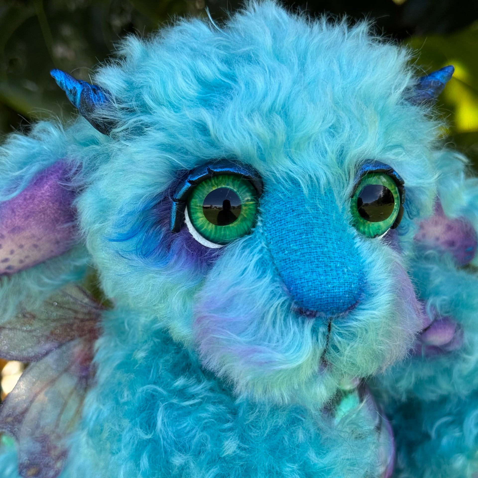 Custom Pair of Baby Dragons - mohair and alpaca Artist Baby Dragon by Emmas Bears - OOAK