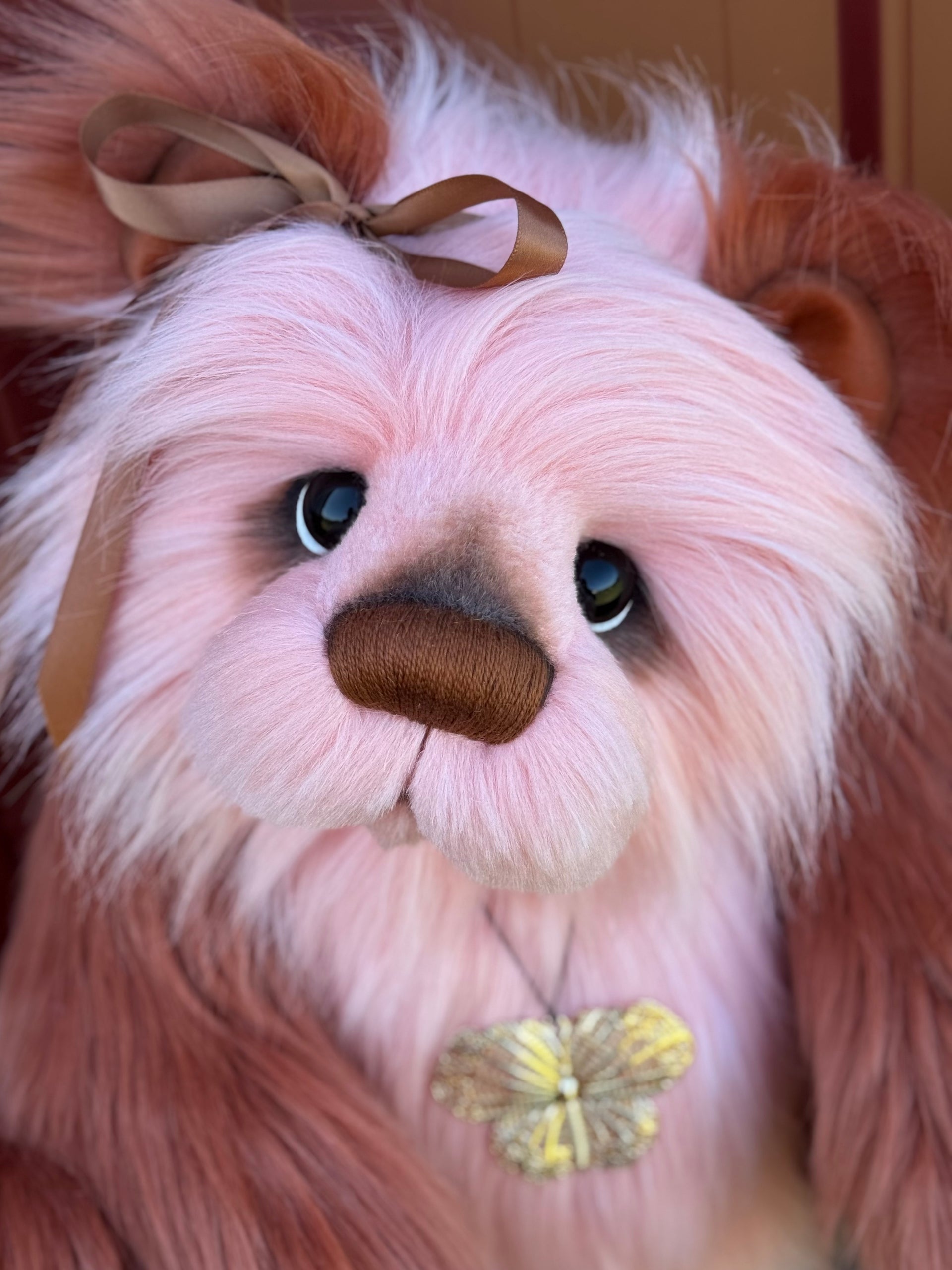 Laurel Copperfall - 18" Luxury faux fur artist bear by Emma's Bears - OOAK