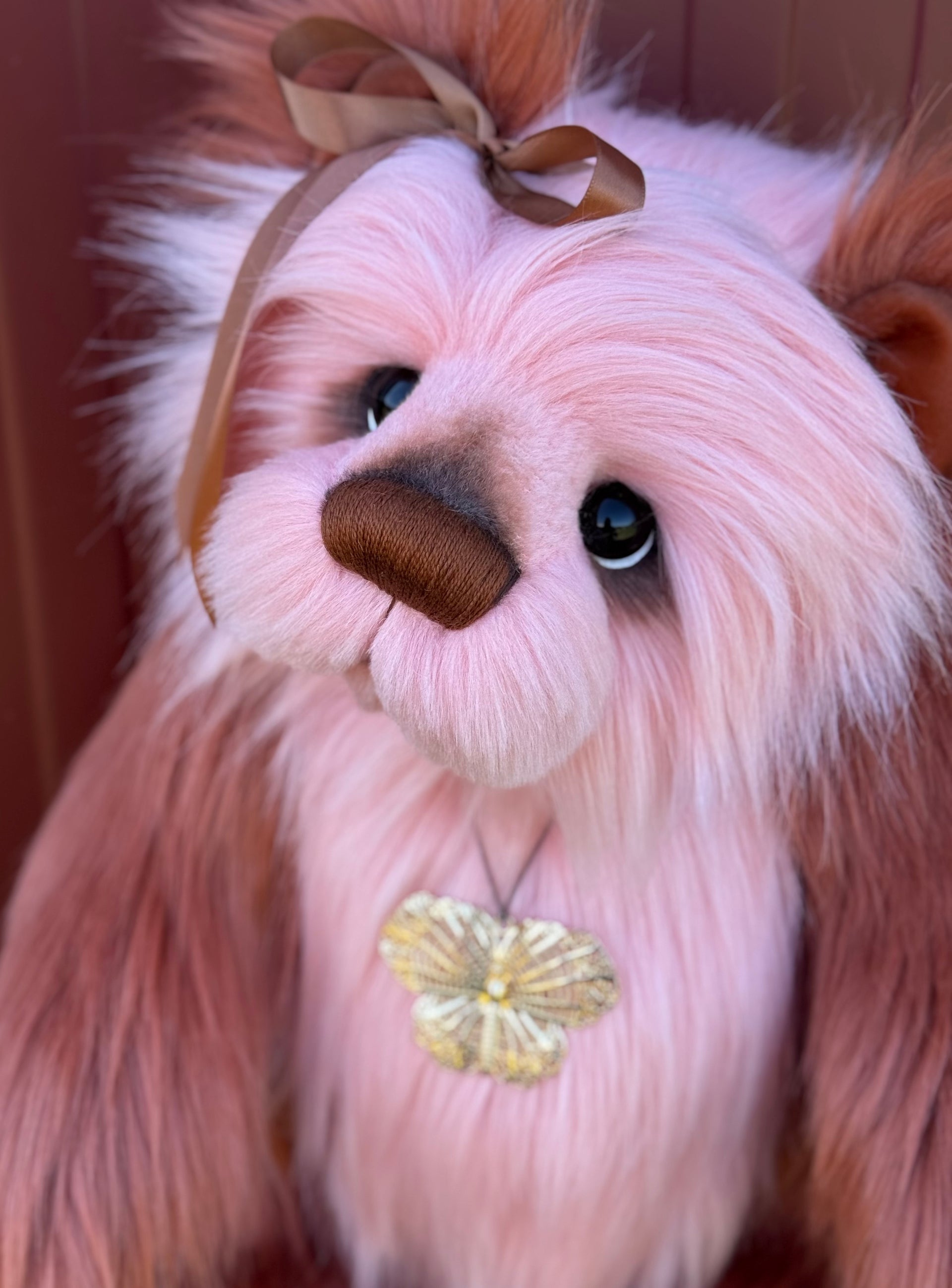 Laurel Copperfall - 18" Luxury faux fur artist bear by Emma's Bears - OOAK