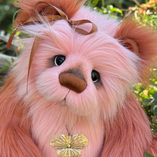 Laurel Copperfall - 18" Luxury faux fur artist bear by Emma's Bears - OOAK