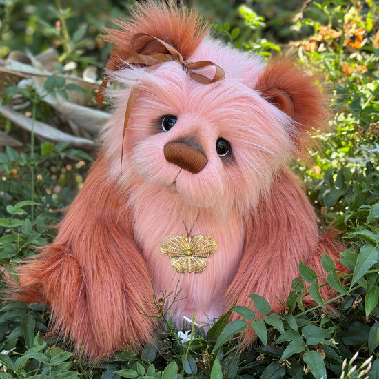 Laurel Copperfall - 18" Luxury faux fur artist bear by Emma's Bears - OOAK