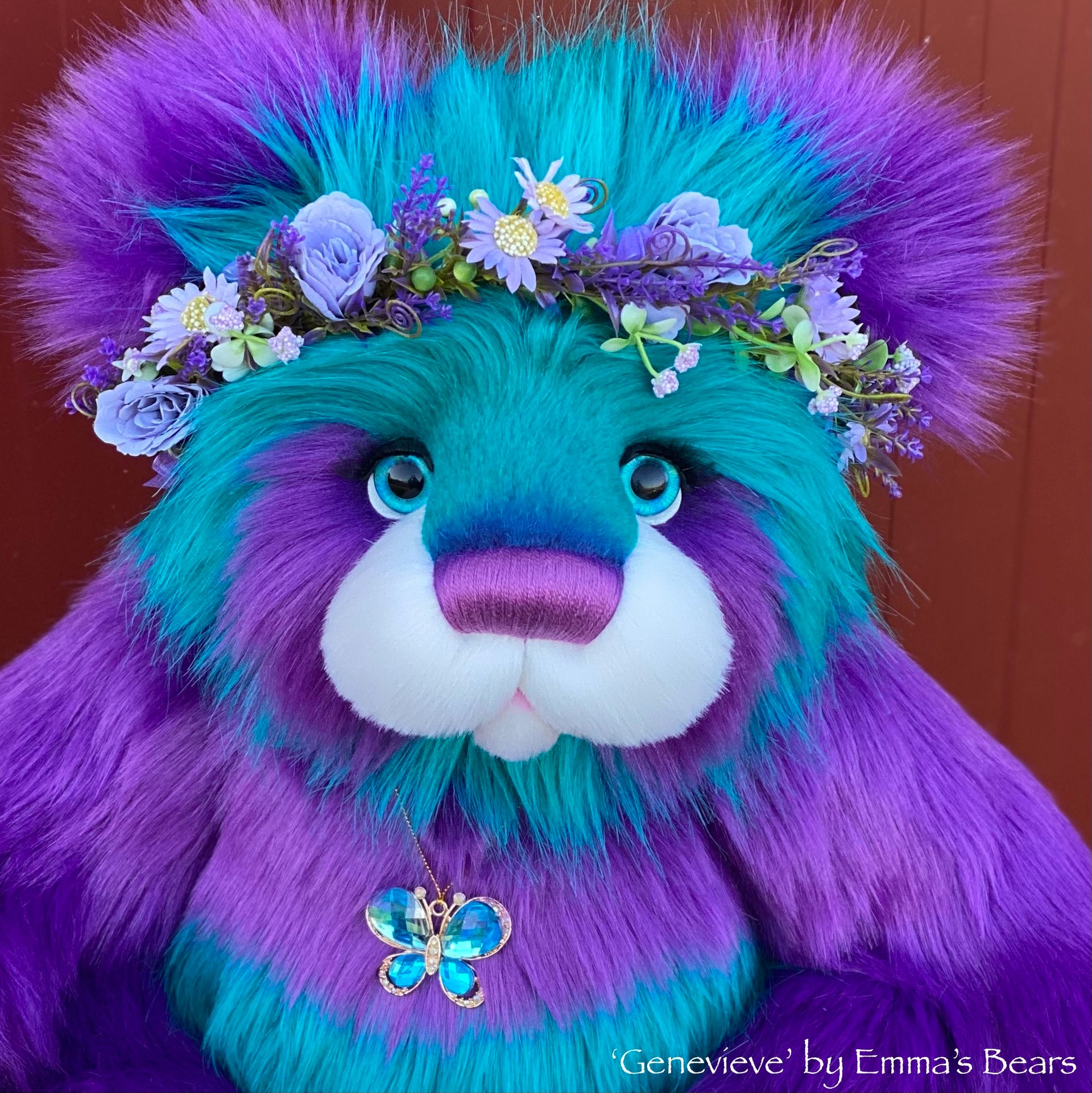 Genevieve - 26" Faux Fur Artist Bear by Emma's Bears - OOAK