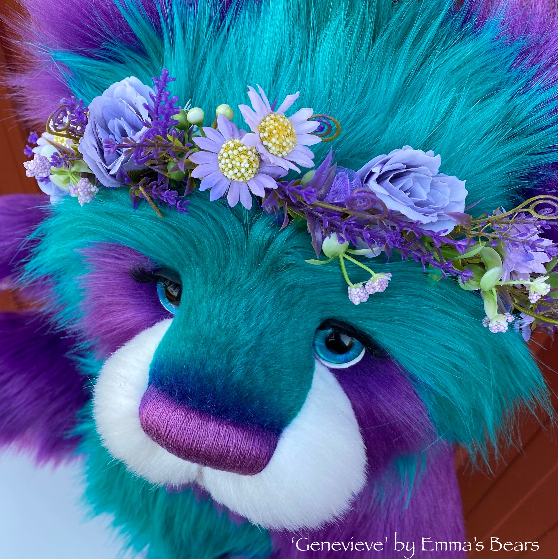 Genevieve - 26" Faux Fur Artist Bear by Emma's Bears - OOAK