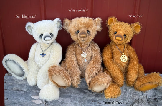 Whistlewhisk - 16" Traditional mohair bear by Emma's Bears - OOAK