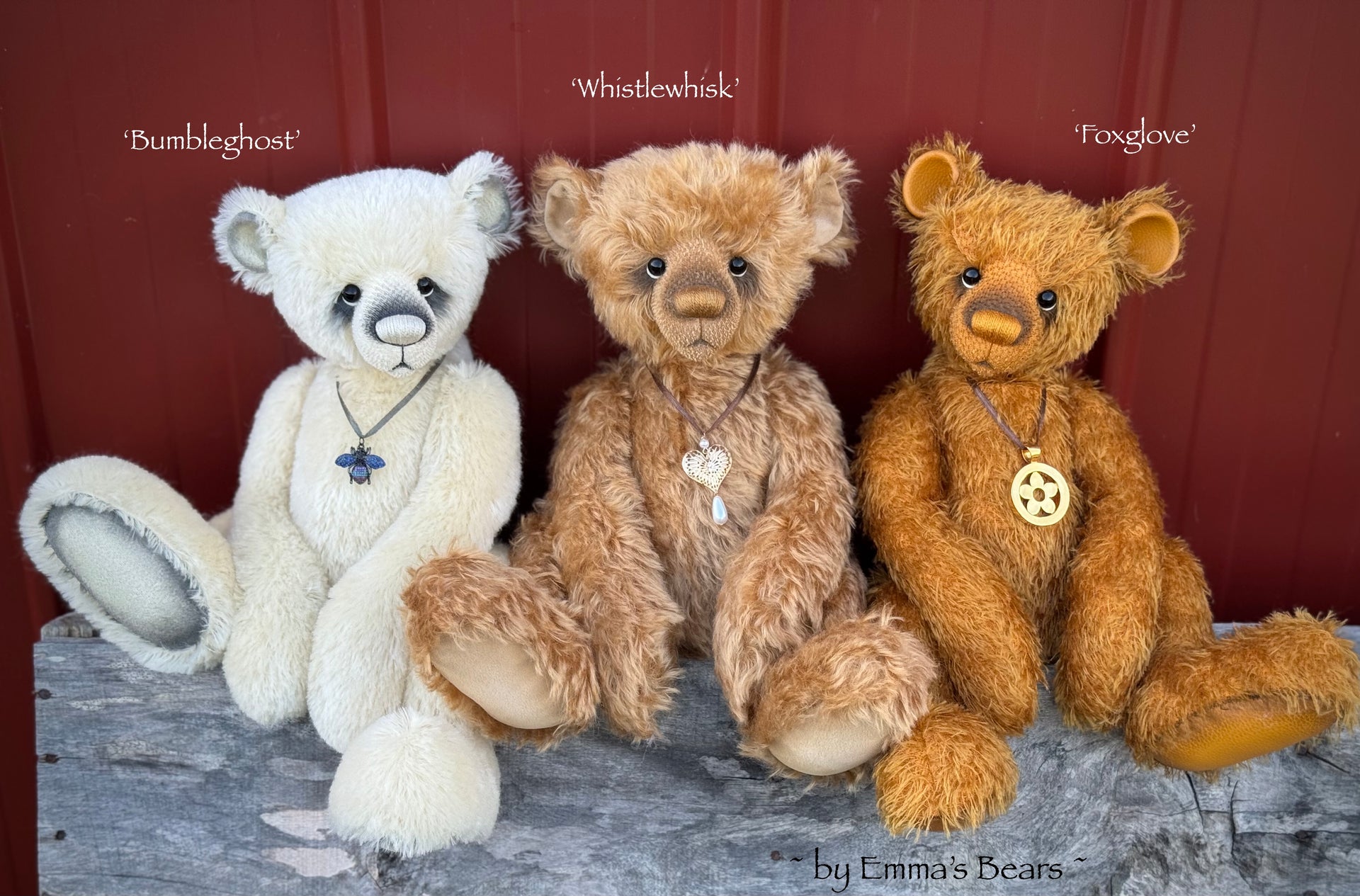 Foxglove - 16" Traditional mohair bear by Emma's Bears - OOAK