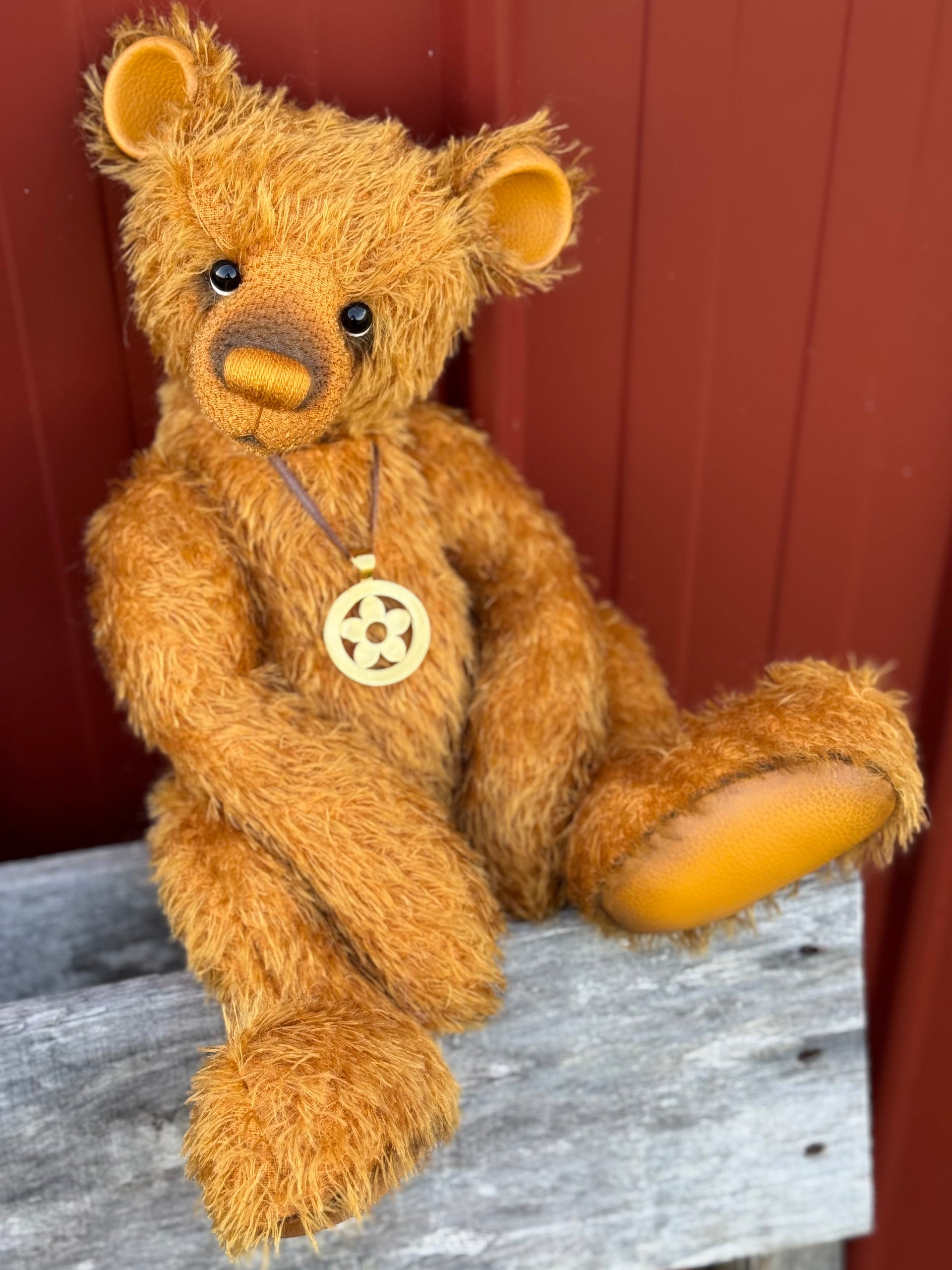 Foxglove - 16" Traditional mohair bear by Emma's Bears - OOAK