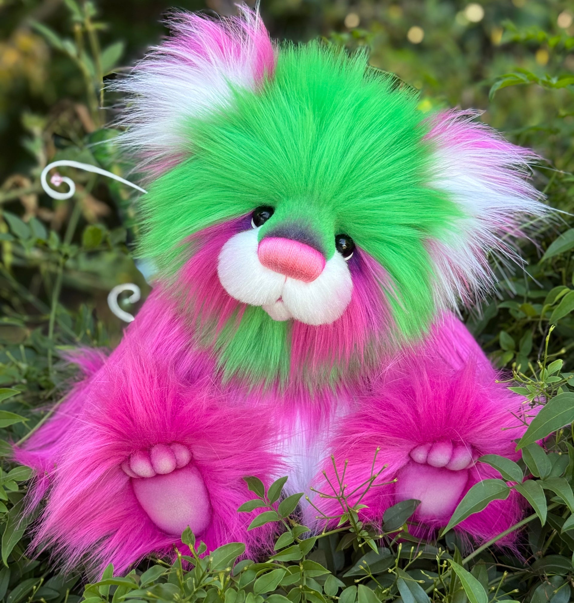 Nerissa Applesweet - 16" luxury faux fur bear by Emmas Bears - OOAK